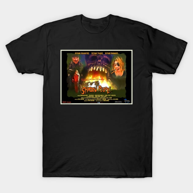 Cult of the Shadow People Movie Poster T-Shirt by Great Lakes Artists Group